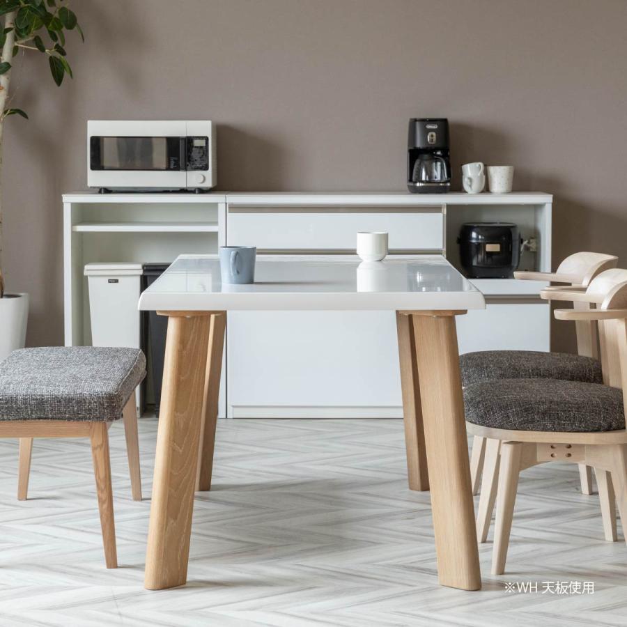 ダイニングテーブル 北欧 テーブル 木製 コンパクト かわいい リビングテーブル 食卓 おしゃれ テーブル 木製 4人掛け 鏡面仕上げ 光沢仕上げ | tac INTERIOR | 20