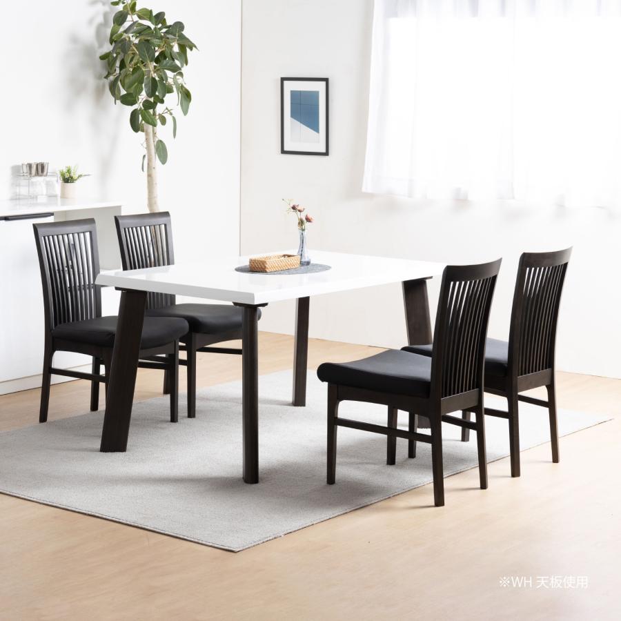 ダイニングテーブル 北欧 テーブル 木製 コンパクト かわいい リビングテーブル 食卓 おしゃれ テーブル 木製 4人掛け 鏡面仕上げ 光沢仕上げ | tac INTERIOR | 23