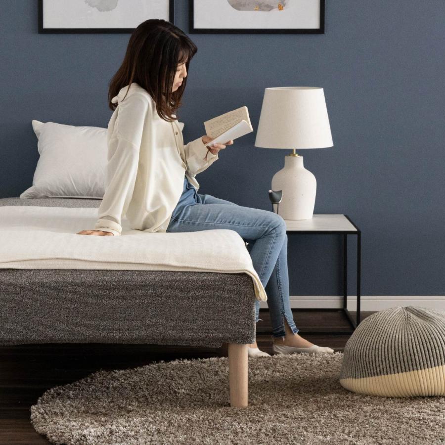 脚付きマットレス クイーン サイズ ワイド ベッド K 幅 170 cm 分割 補助マットレス マットレス 一 体型 体圧分散 ボックスシーツ 【アウトレット】 | tac INTERIOR | 17