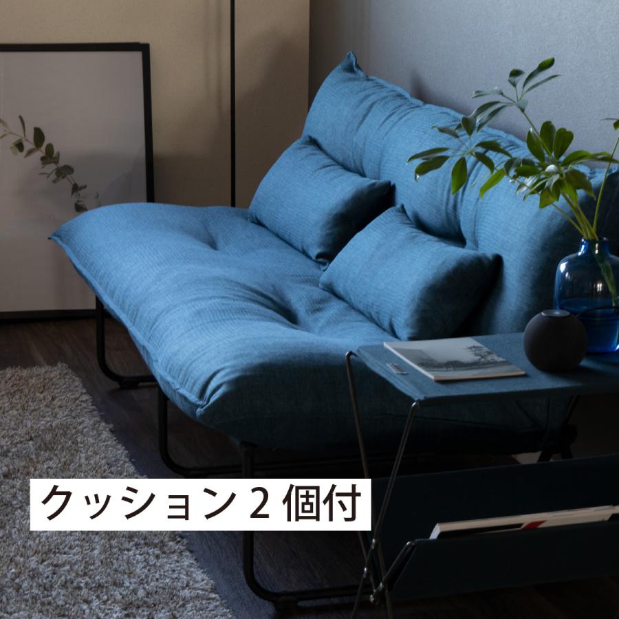 ソファー 2人掛け おしゃれ コンパクト ソファ 二人掛け リクライニング ローソファ 北欧 一人暮らし 新生活 sofa 幅120 cm｜tac｜12