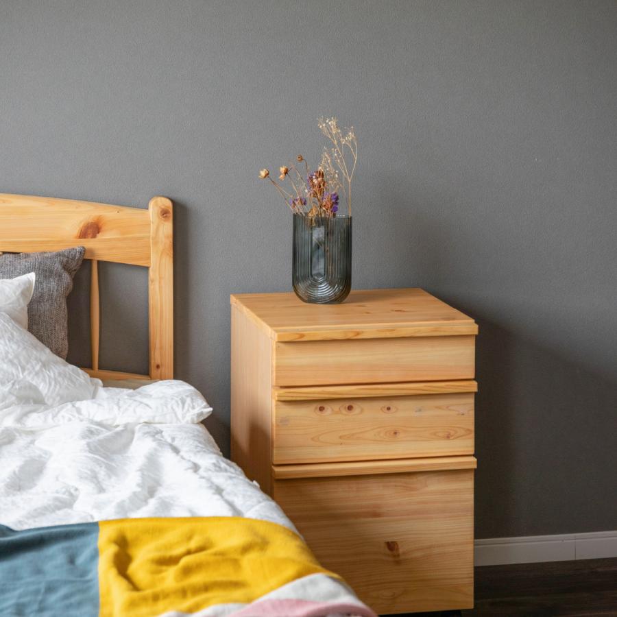 パソコンデスク ワゴン デスク 机 幅 43 おしゃれ 木製 勉強机 サイドチェスト 大人 学習 テレワーク 在宅 勤務 ひのき パソコン ワゴン | tac INTERIOR | 19