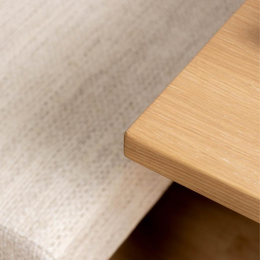 ダイニングテーブル 北欧 シンプル 無印 無垢 オーク材 おしゃれ  オーク ホワイト テーブル ダイニング 木 120 2人 | tac INTERIOR | 19