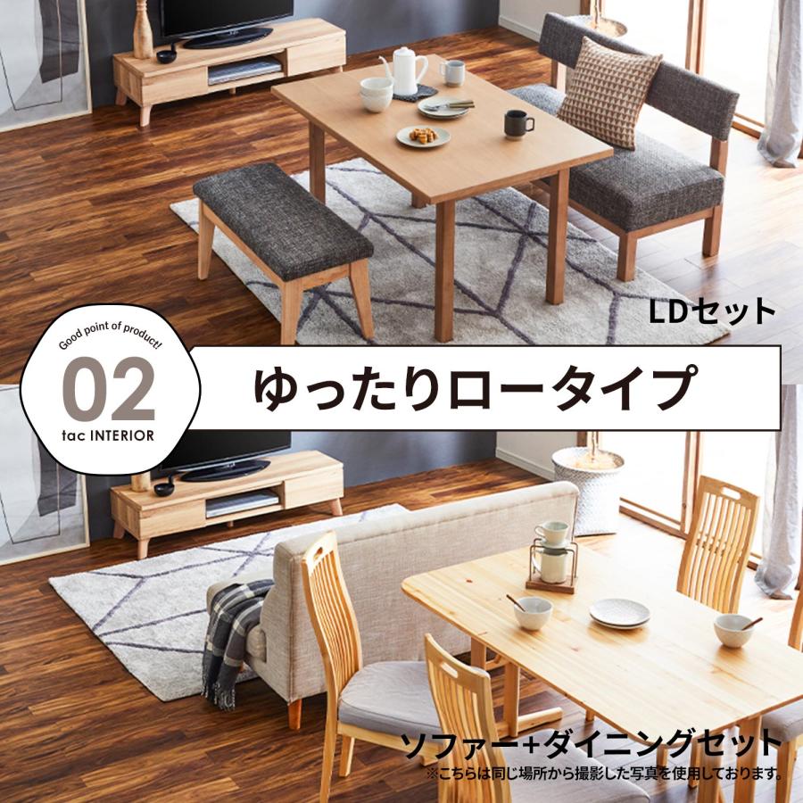 ダイニングテーブル 北欧 シンプル 無印 無垢 オーク材 おしゃれ  オーク ホワイト テーブル ダイニング 木 120 2人 | tac INTERIOR | 06