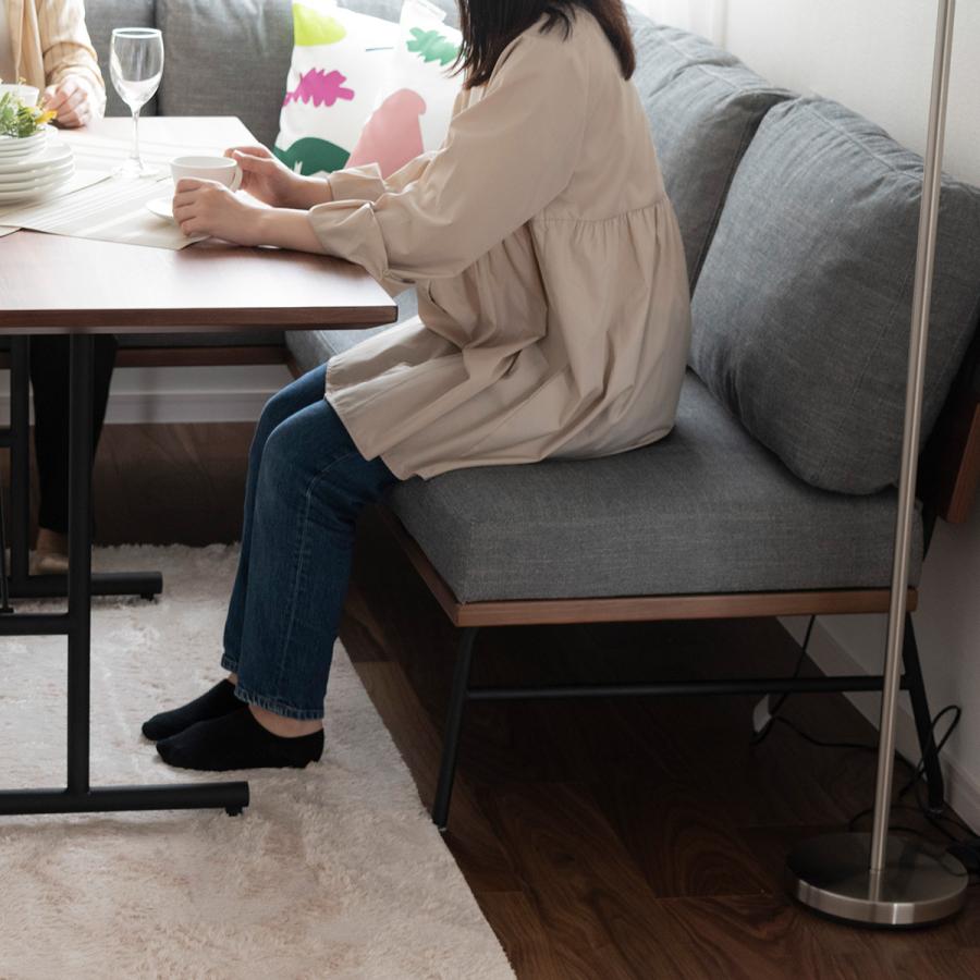 ダイニングチェア 北欧 アイアン ソファ おしゃれ シンプル 食卓 木製 ダイニング リビング 幅 122 約 120 cm ウッド カフェ風 | tac INTERIOR | 08