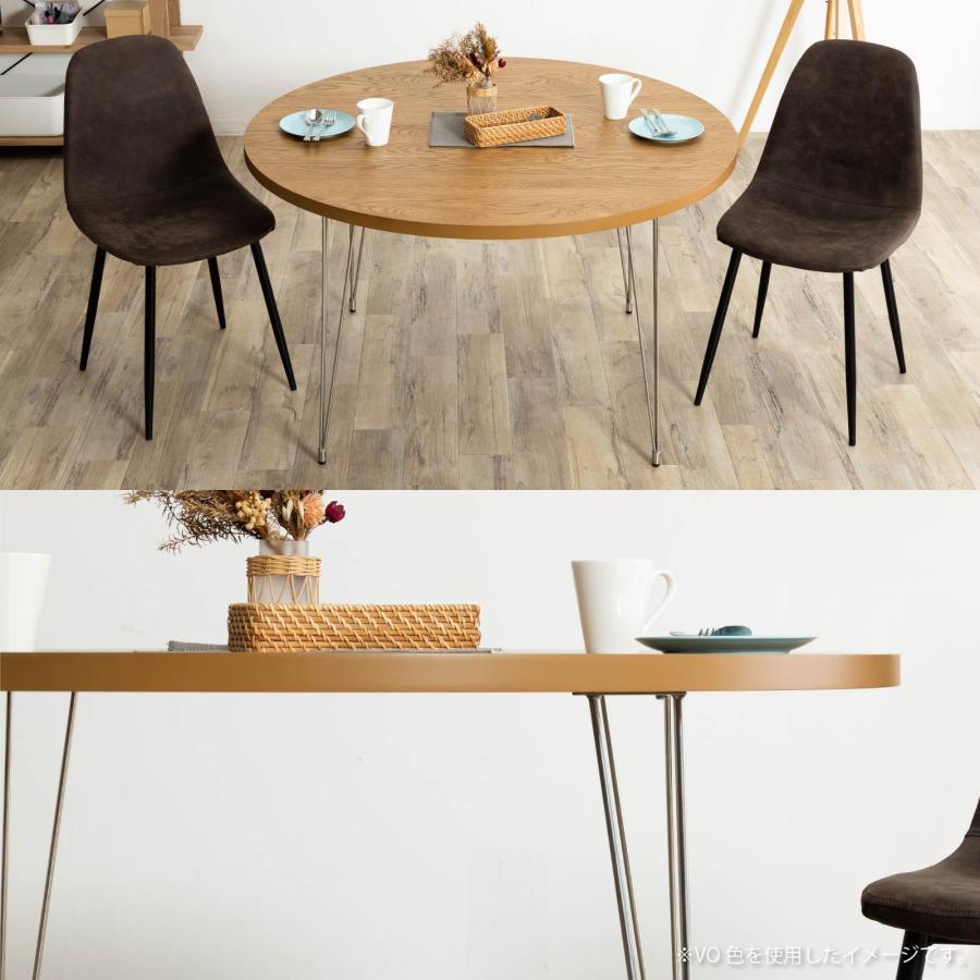 ダイニングテーブル 丸 北欧 120cm 幅 4人掛け おしゃれ ステンレス脚 食卓 テーブル 単品 コンパクト 円形 ダイニング テーブル 4 四 | tac INTERIOR | 17