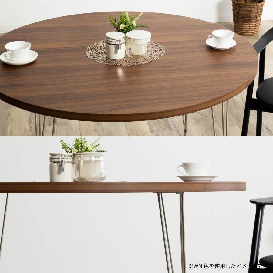 ダイニングテーブル 丸 北欧 120cm 幅 4人掛け おしゃれ ステンレス脚 食卓 テーブル 単品 コンパクト 円形 ダイニング テーブル 4 四 | tac INTERIOR | 18