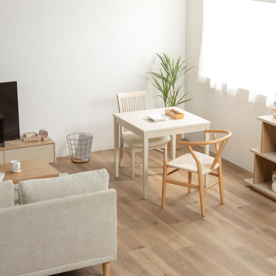 北欧 ダイニングテーブル 2人用 正方形 ダイニングテーブル メラミン天板 木製 75cm 75 高さ70cm テーブル 75センチ おしゃれ ナチュラル | tac INTERIOR | 18