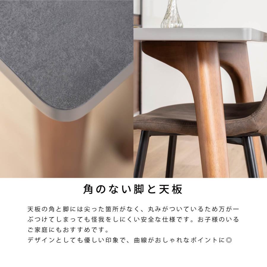 tac INTERIOR（タックインテリア） ダイニングテーブル 80cm 正方形