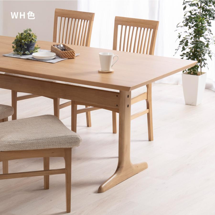 ダイニングテーブル 長方形 おしゃれ 北欧 テーブル ホワイト 幅 150 cm 木製 四人掛け 北欧風 高さ 70cm 木製 テーブル リビング 二本脚 木脚 食卓 | tac INTERIOR | 14