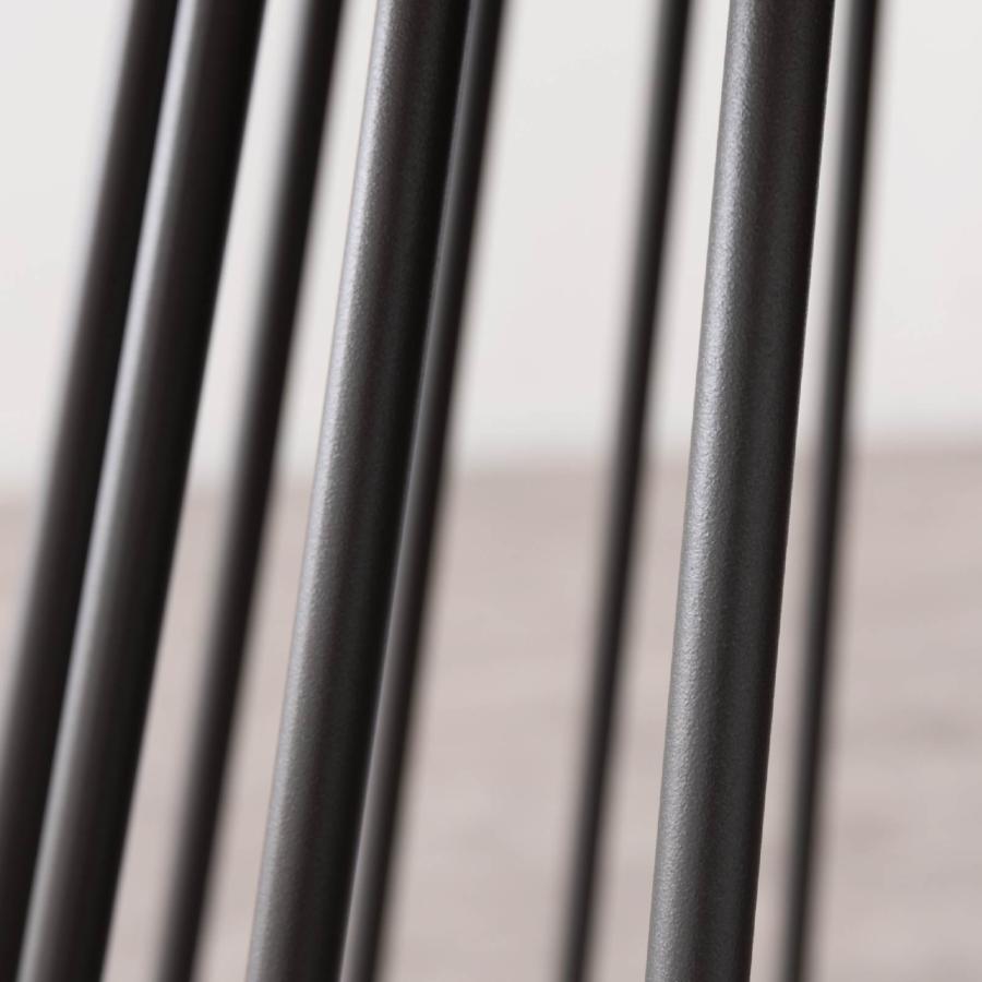 ダイニングテーブル 丸テーブル 幅 90 cm 2人掛け メラミン セラミック調 天板 木製 木口 円錐脚 放射模様 アイアン 脚 食卓 円形 テーブル 90cm 幅 2人用 | tac INTERIOR | 17