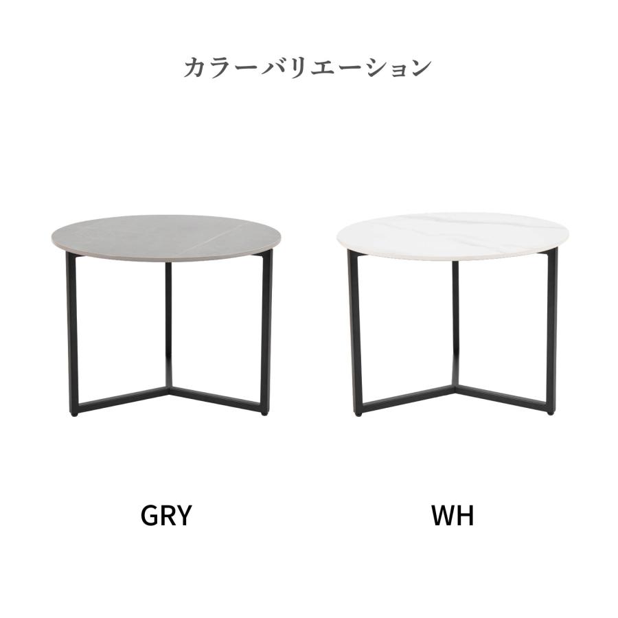 センターテーブル ロー テーブル 60 丸 北欧 円形 白 おしゃれ 一人暮らし ナチュラル おしゃれ ホワイト 韓国 風 大理石 セラミック 小さい 40 かわいい | tac INTERIOR | 12