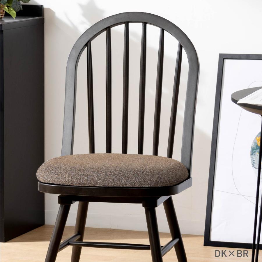 回転椅子 ダイニングチェア 北欧 肘付き おしゃれ 回転チェア カバー チェアー 木製 椅子 カフェ クッション 回転式 肘付 洗える カバーリング 高齢者 座面高44 | tac INTERIOR | 18