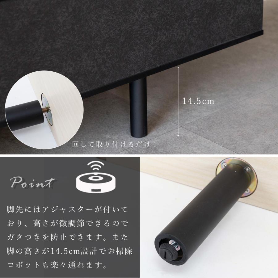 テレビ台 テレビボード セラミック 幅 184 cm ローボード TVボード TV台 リビングボード AVボード テレビラック TVラック 185 おしゃれ 脚付き グレー ブラック | tac INTERIOR | 15