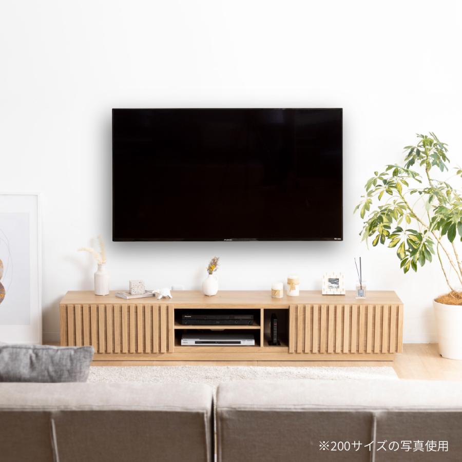 テレビボード 北欧 180 テレビ台 180cm ローボード TVボード 180 北欧 木目調 ナチュラル オーク調 シンプル リビング収納 赤外線 リモコン操作｜tac｜15