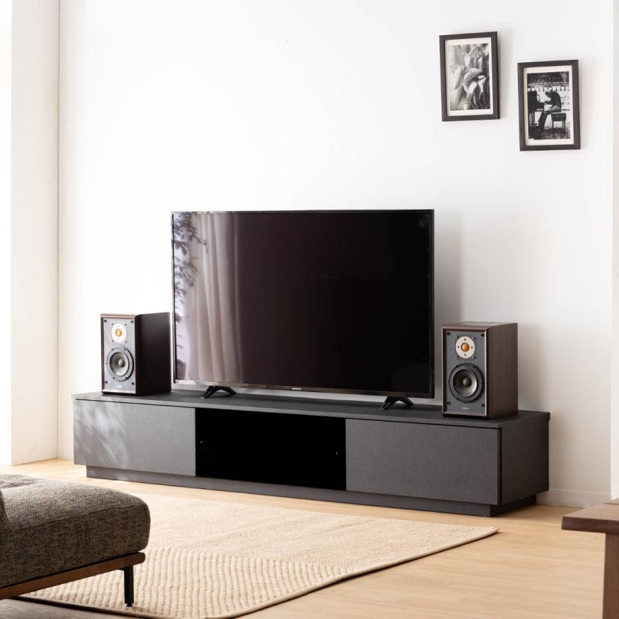 テレビ台 テレビボード 開梱設置付き 幅 200 cm ローボード 200cm 幅 北欧 おしゃれ セラミック調 石目柄 シンプル リビング収納 赤外線 リモコン操作 | tac INTERIOR | 17