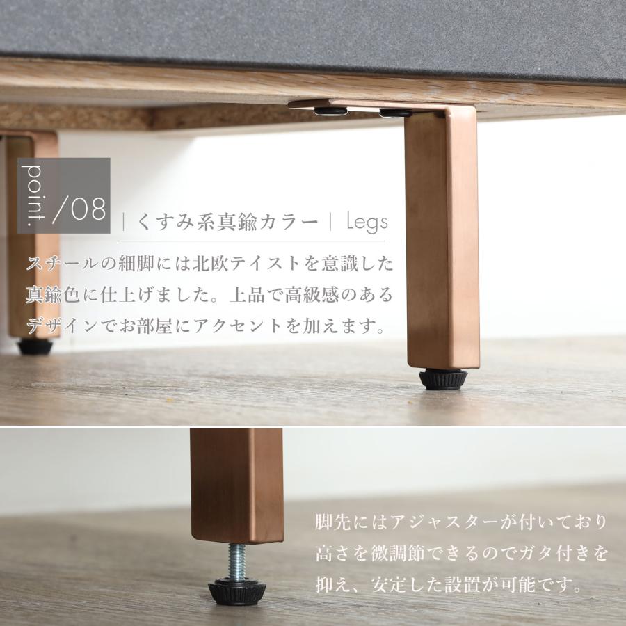 tac INTERIOR テレビ台 テレビボード 開梱設置付き 幅 220 cm 木製 白