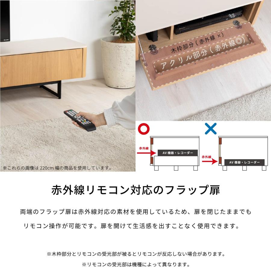 tac INTERIOR テレビ台 ローボード テレビボード 220 cm 幅 tac INTERIOR テレビ台 ローボード テレビボード 220 cm 幅