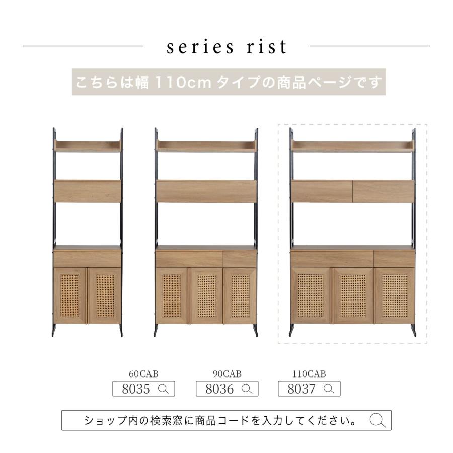 tac INTERIOR（タックインテリア） ラック シェルフ 幅 110 cm 棚