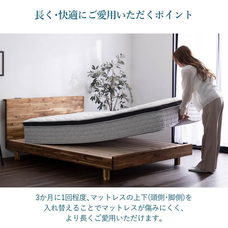 マットレス シングル ポケットコイル スリム sleam 高密度 25cmコイル 体圧分散 通気性抜群 圧縮梱包 硬め 抗菌 防臭 防ダニ 送料無料 厚め 高級
