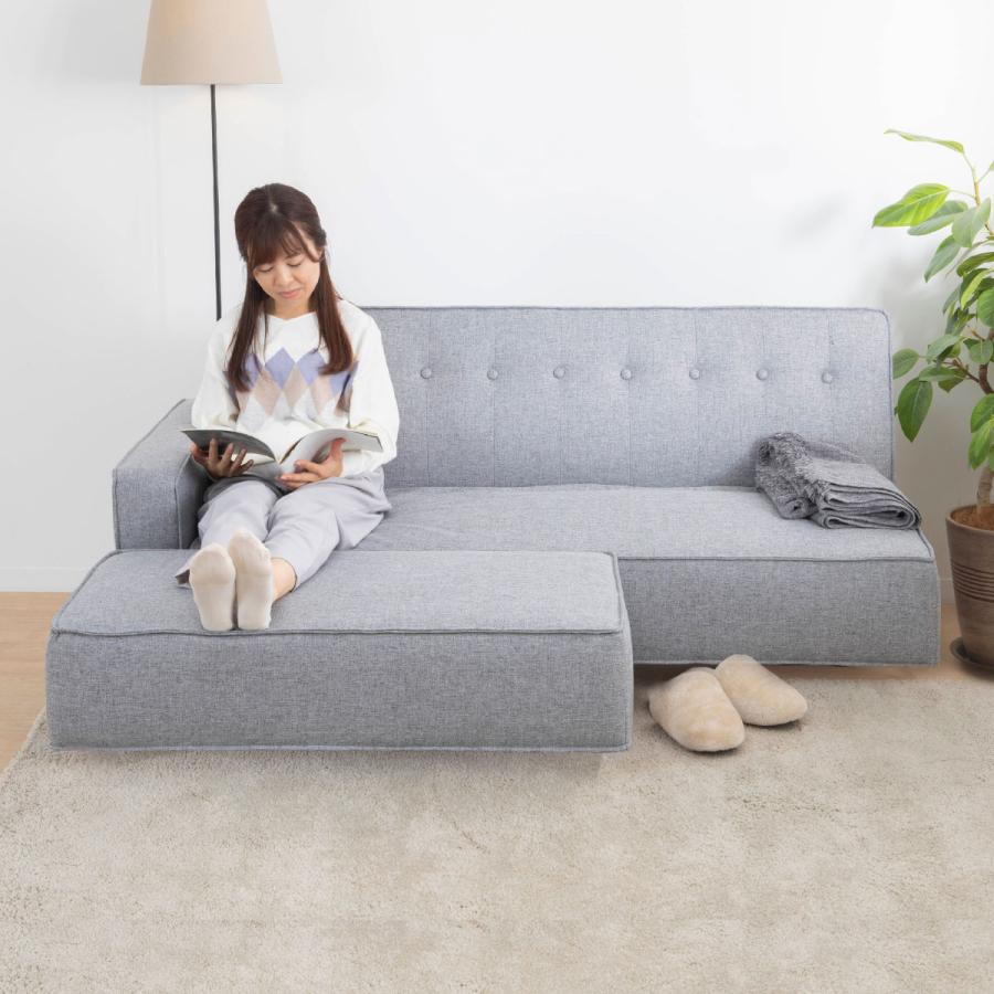 tac INTERIOR（タックインテリア） カウチソファ 2人掛け ソファベッド