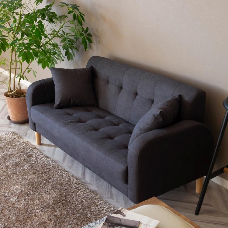 tac INTERIOR（タックインテリア） ソファ 2人掛け l字 半完成品