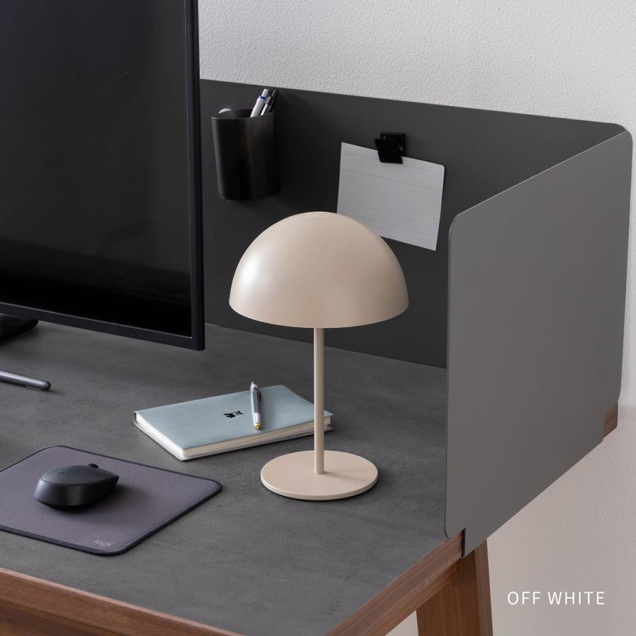 テーブルランプ コードレス 充電式 LED 無段階調光 卓上ライト 間接照明 ドーム型 おしゃれ シンプル ブラック ホワイト 丸 円形 調光 メモリー機能 | tac INTERIOR | 17