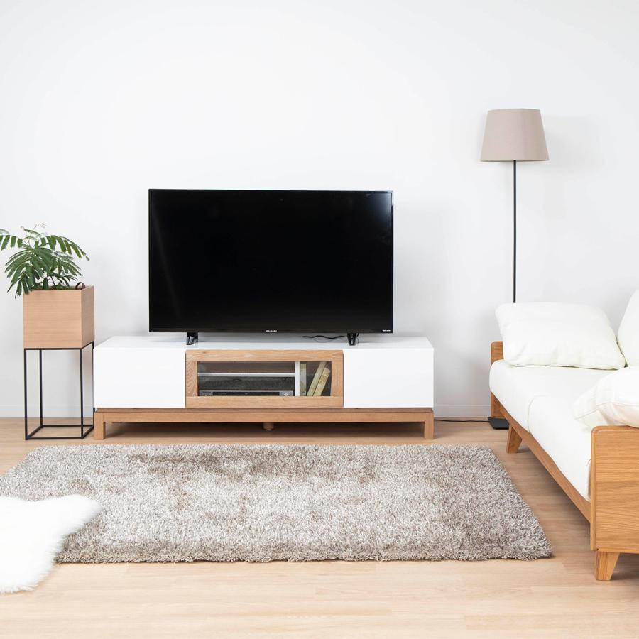 【シギヤマ家具】ホワイト コーナー型 テレビ台 ガラス扉 シギヤマ家具工業 テレビ台 白 おしゃれ 北欧 ローボード テレビ