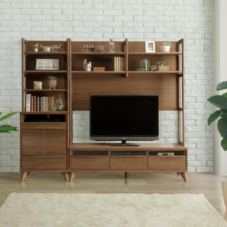 シギヤマ家具 CROSS TIME ワイド140 テレビ台 収納付き、オーク