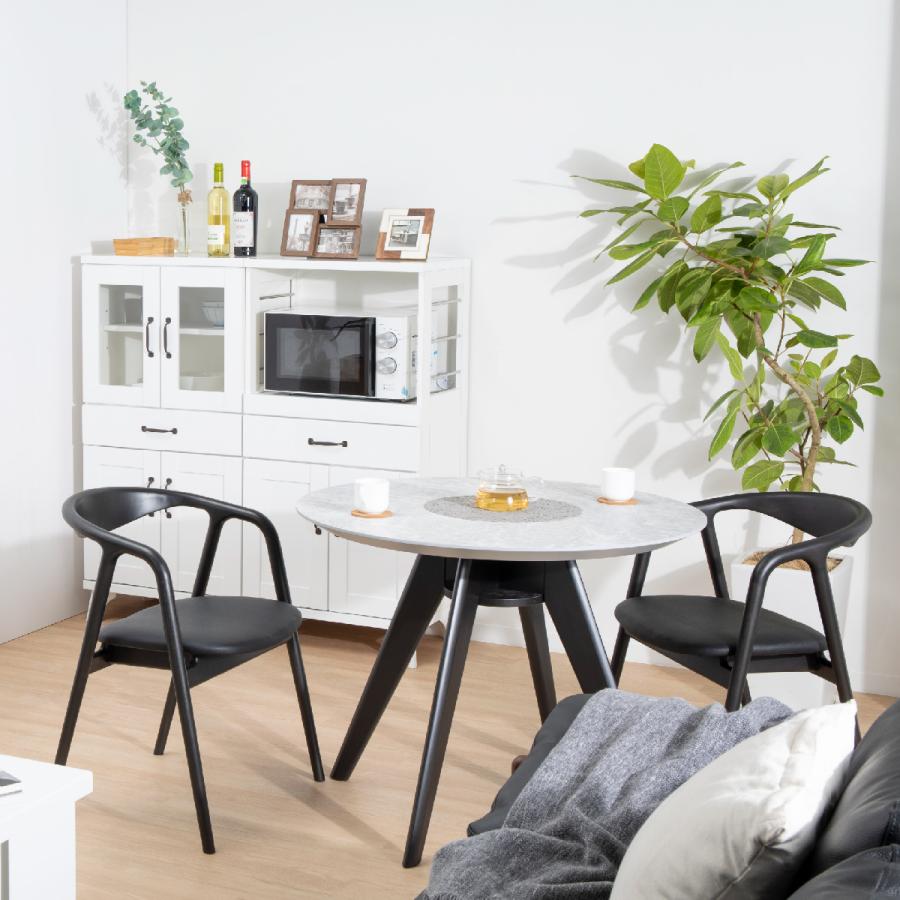 シギヤマ家具工業 ダイニングテーブル 丸 テーブル 90センチ 北欧 円形