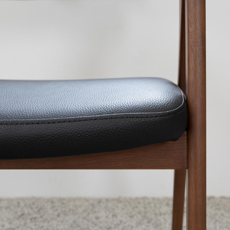 シギヤマ家具工業 ダイニングチェア 肘付き 北欧 木製 座面高44