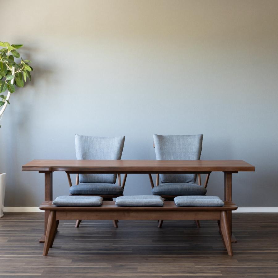 シギヤマ フォーピース リッジ ウォールナット材 ダイニングテーブル テーブル シギヤマ家具】forP's RIDGE フォーピース リッジ 160 ダイニング