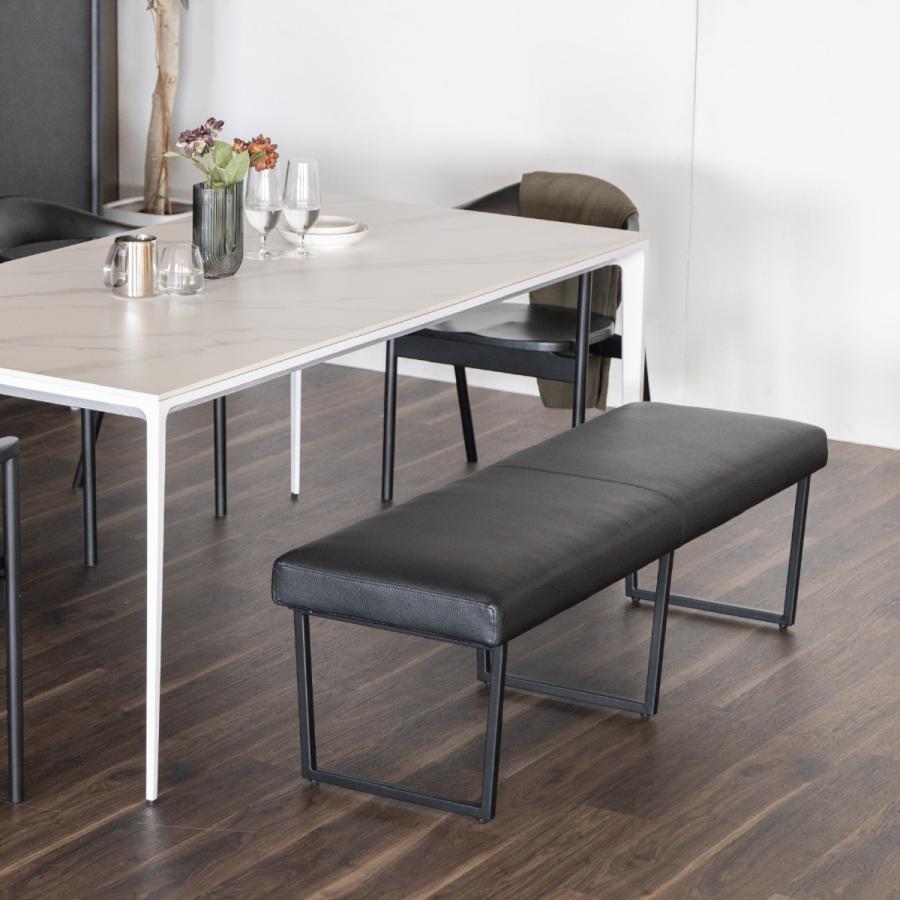 シギヤマ家具工業 ダイニングベンチ ブラック 3人 北欧 170cm 三 シギヤマ家具工業 ダイニングベンチ ブラック 3人 北欧 170cm 三