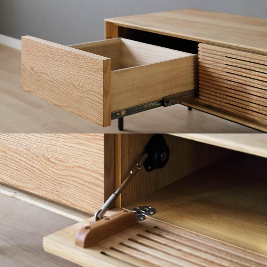 シギヤマ家具　無垢材　テレビ台　送料込み シギヤマ家具工業 テレビ台 テレビボード 幅 180 cm アイアン