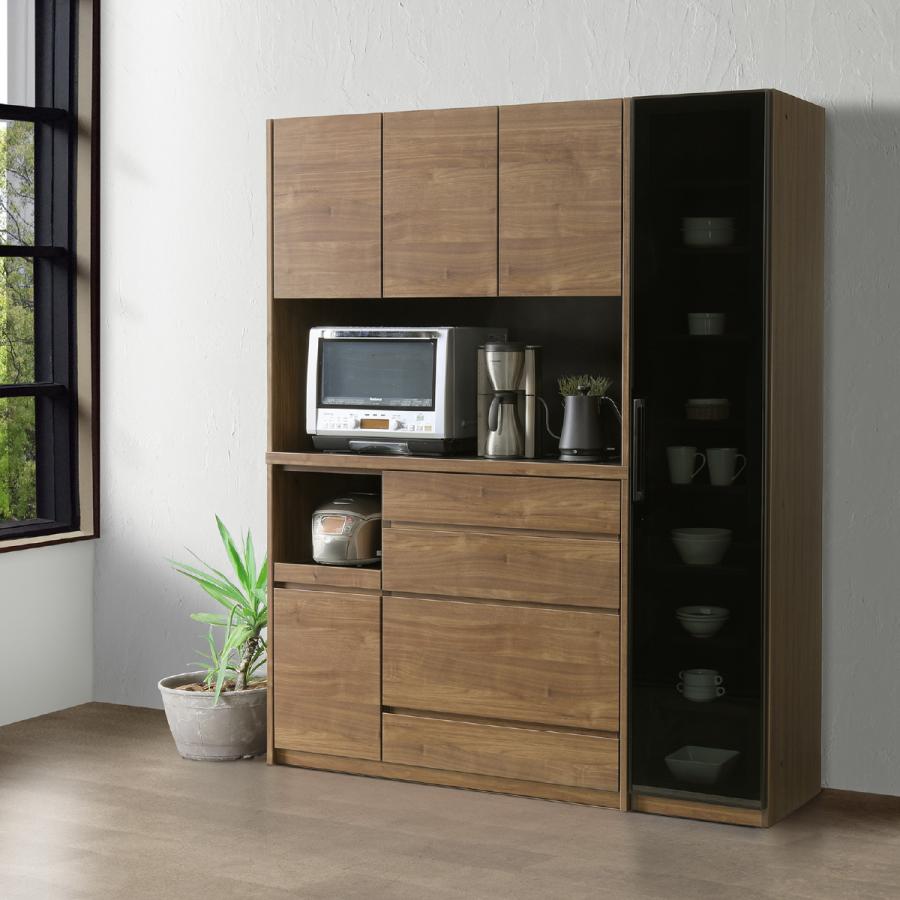 シギヤマ家具工業 キッチン 棚 スリム 食器棚 収納 北欧 幅40