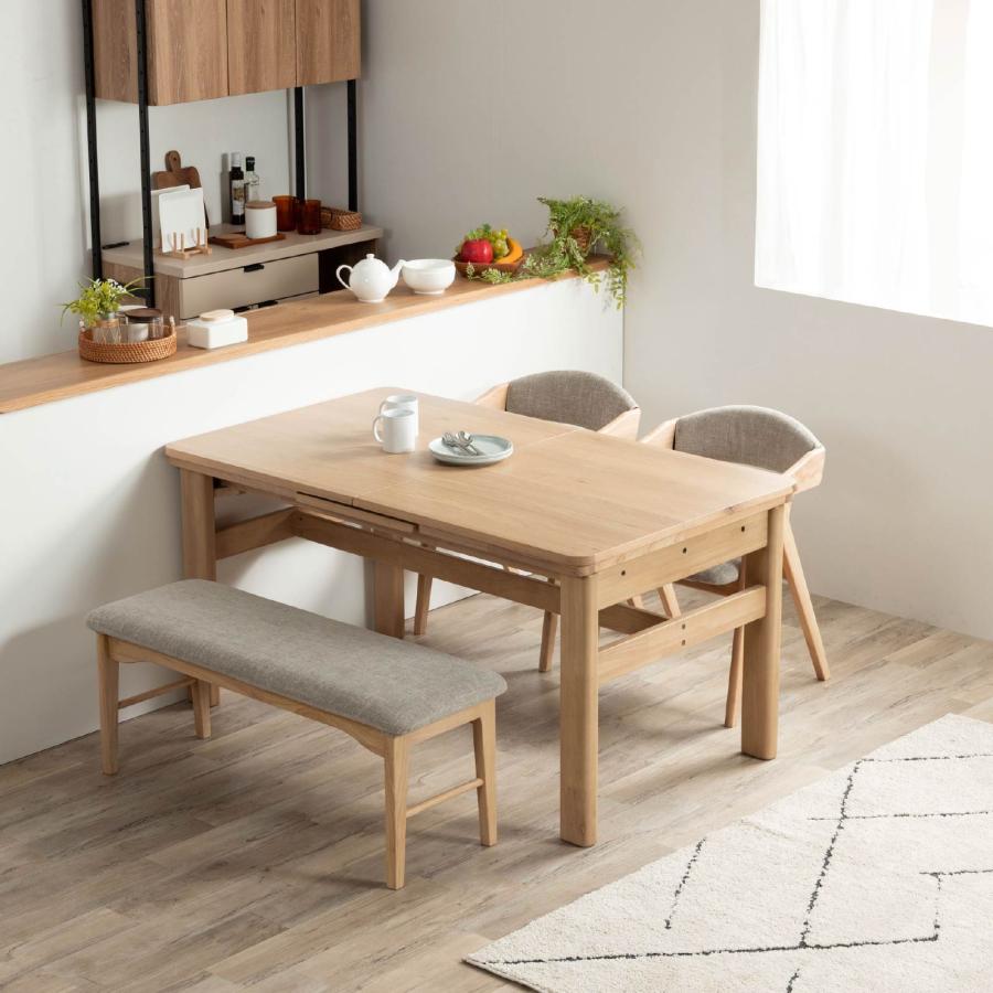 シギヤマ家具工業 ダイニングテーブル 伸縮 4人掛け 6人掛け 幅 145