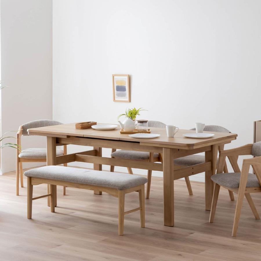 シギヤマ家具工業 ダイニングテーブル 伸縮 4人掛け 6人掛け 幅 145