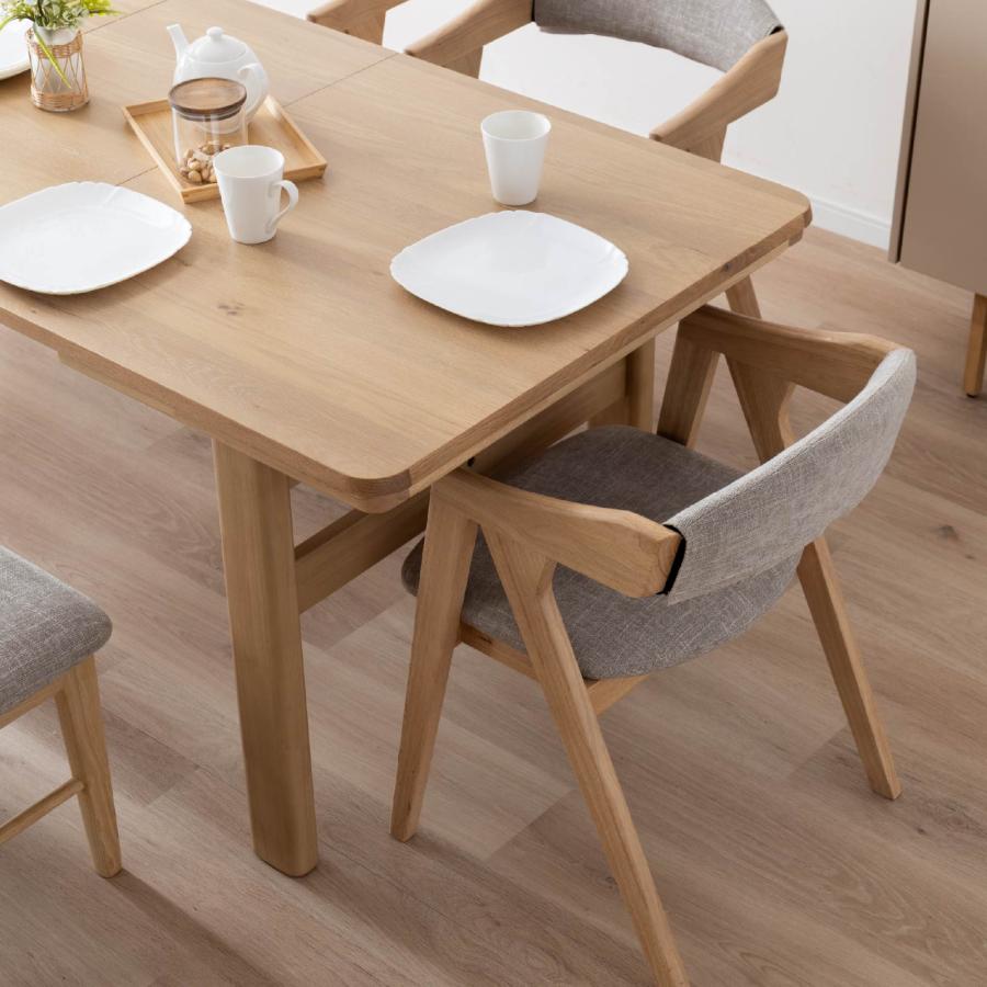 シギヤマ家具工業 ダイニングテーブルセット 伸縮 4人掛け 6人掛け 幅