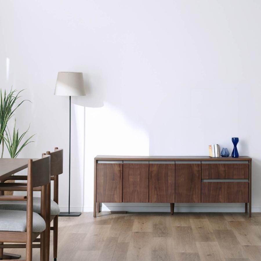 サイドボード キャビネット 幅 160 cm チャイルドロック リビングボード リビング 収納 脚付き 収納家具 収納棚 リビング収納 160cm 幅 ベージュ ブラウン | シギヤマ家具工業 | 11