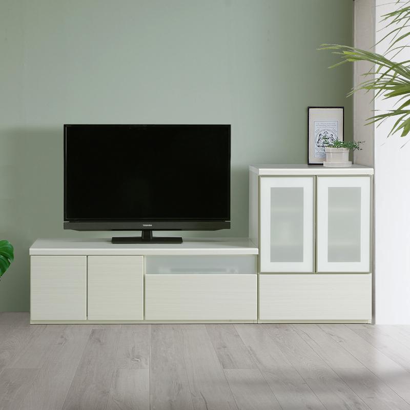 シギヤマ家具工業 テレビボード ロータイプ 120 センチ TV 台 白
