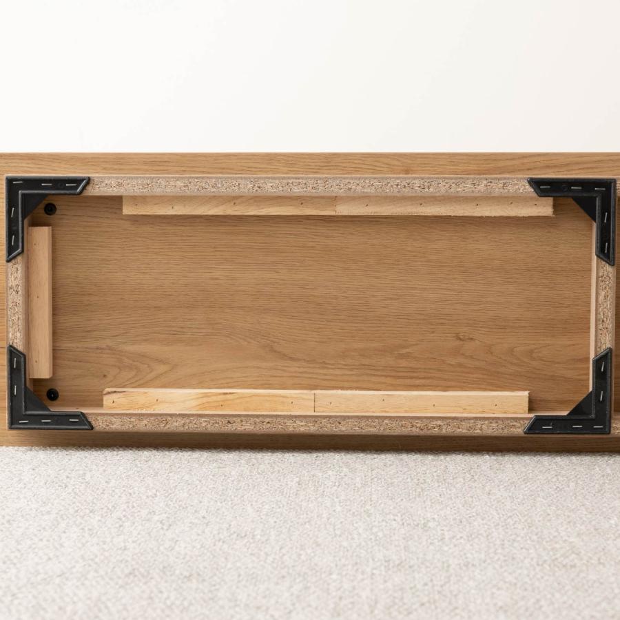 ラック 幅 150 cm シェルフ オープンラック オープンシェルフ 魅せる 収納 収納棚 リビング収納 オープン 150cm 幅 塩ビシート コート紙 トープ ベージュ_14