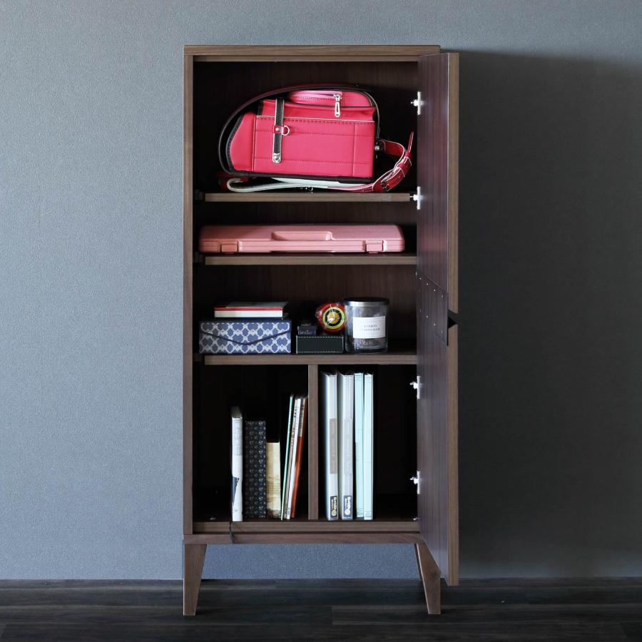 ラック マルチラック リビングボード 収納家具 ハイタイプ リビング収納 リビング 北欧 タンス 幅 55 収納棚 棚 収納 リビング 北欧 木製 | SANKI CORPORATION | 10