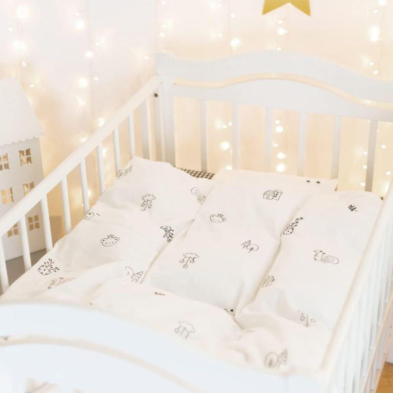 正規品 赤ちゃんの城 ベビー布団セット マルシェ 4重ガーゼ レギュラーサイズ 日本製 【GMS7347257350】(26649円)