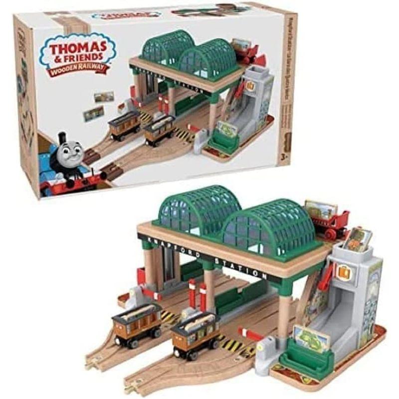 きかんしゃトーマス 木製レールシリーズ(Thomas) アニーとクララベルのナップフォードステーション 3才~ HBJ82 木製レールシリーズ Thomas アニーとクララベルのナップフォードステーション 3才 HBJ82
