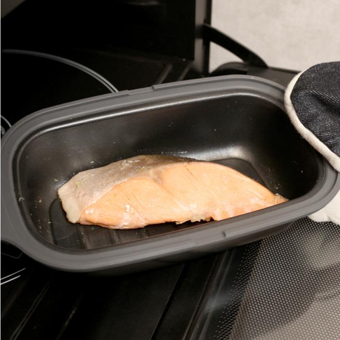 電子レンジ調理器 直火調理のように料理できる 一台六役 炒める 焼く