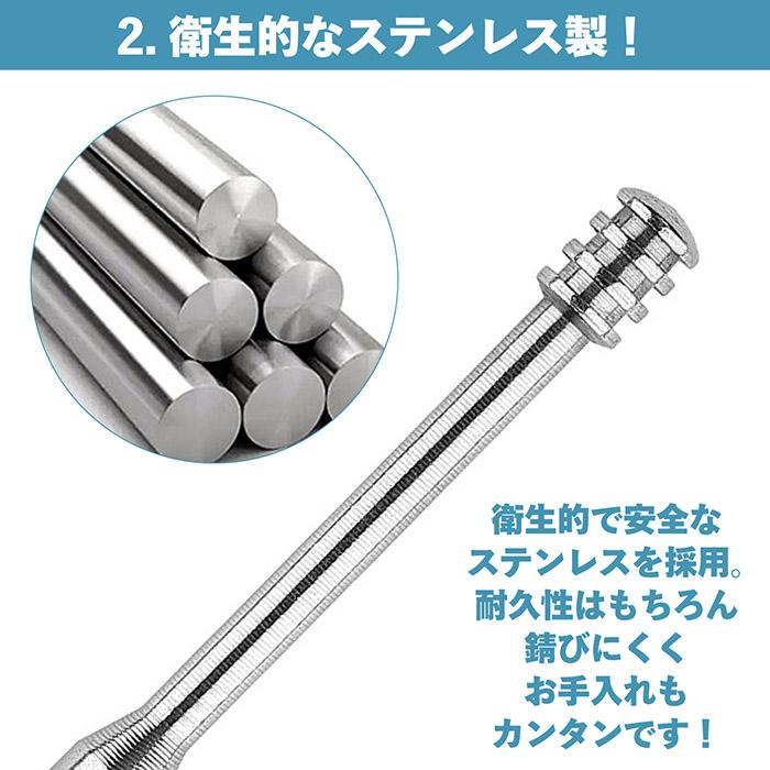耳かき 5本セット 耳かきセット ケース付き ステンレス製 耳掃除