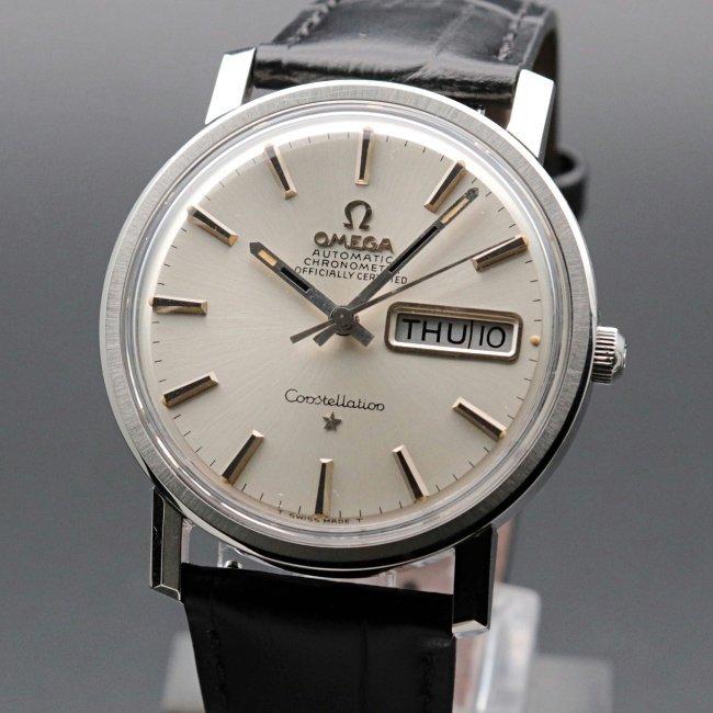 Oh済 1969年 オメガ アンティーク コンステレーション デイデイト ヴィンテージ オメガ クロノメーター 立花時計