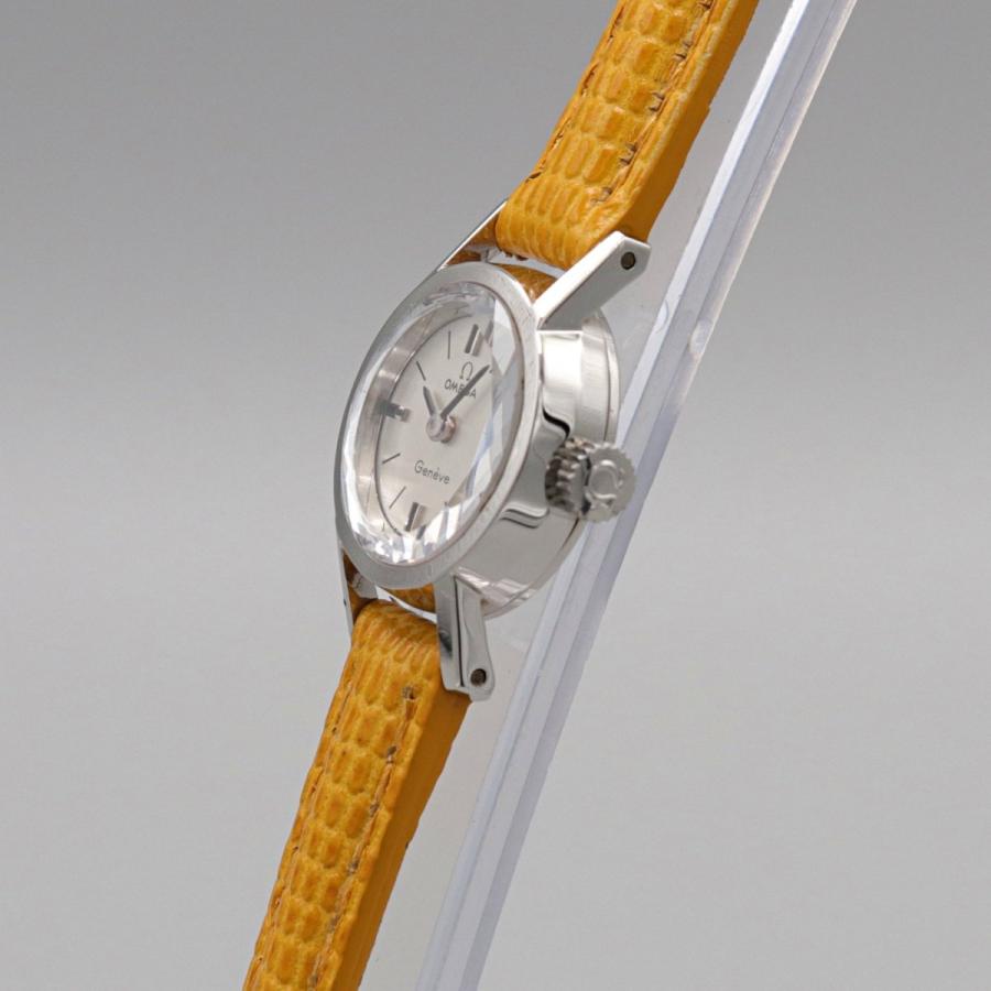 Oh済 1970年 オメガ ジュネーブ Cal485 アンティーク カットガラス 手巻き レディース腕時計 アンティーク腕時計 ヴィンテージ 立花時計店 Cal485