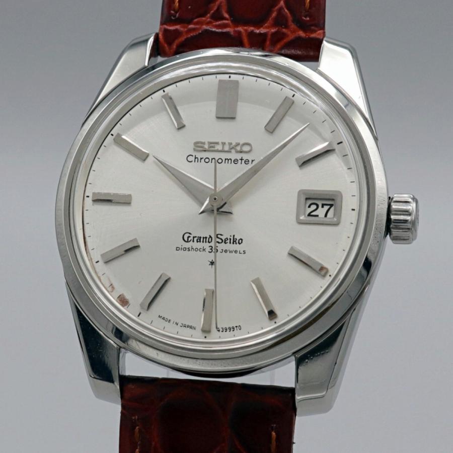 Oh済 獅子メダル 1964年 アンティーク腕時計 グランドセイコー アンティーク 獅子メダル 希少 立花時計店の 風防交換 クロノメーター ヴィンテージ 立花時計店 Gs43 製作元直販の