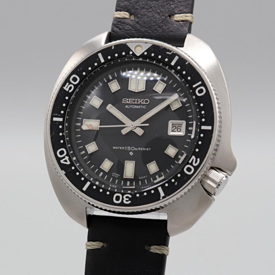 Oh済 1971年 セイコー ダイバー セカンドモデル Ref 6105 8110 後期型 セイコー Ref 6105 8110 ヴィンテージ ダイバー 立花時計店 風防交換済 植村モデル ヴィンテージ 安い値段 の