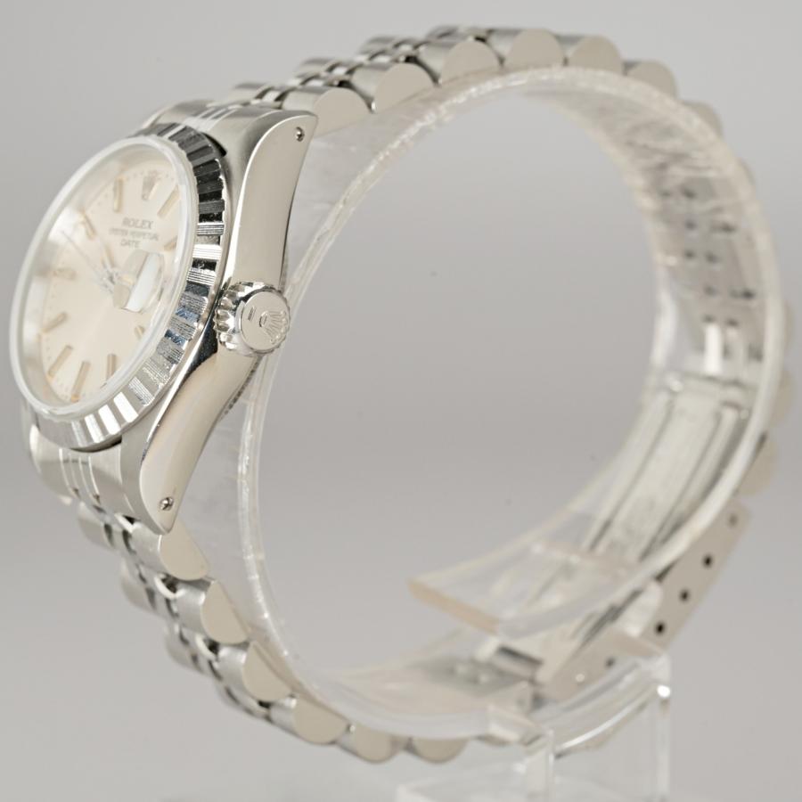 ロレックス オイスターパーペチュアルデイト レディース時計 OH済 Oyster Perpetual Date 79190(K) 箱 保証書 SS レディース時計 シルバー OH・仕上げ済 2001年 美品 【中古】 オイスター パーペチュアル 【OH済】1984年 ロレックス デイト 69240